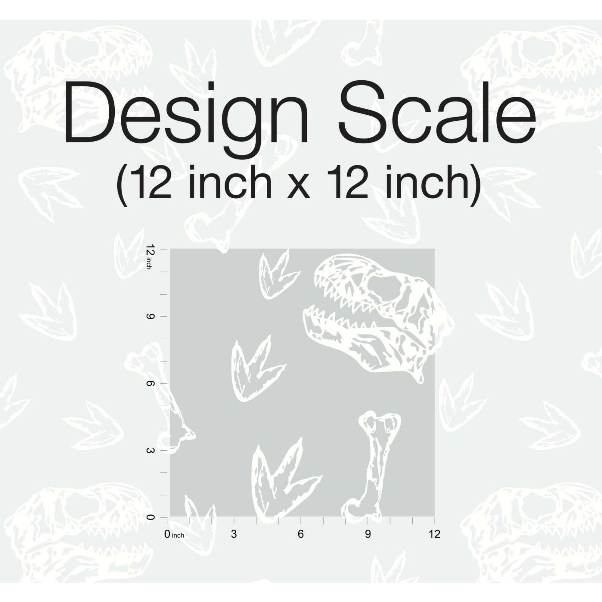 RoomMates Dinosaur Bones Peel & Stick Wallpaper